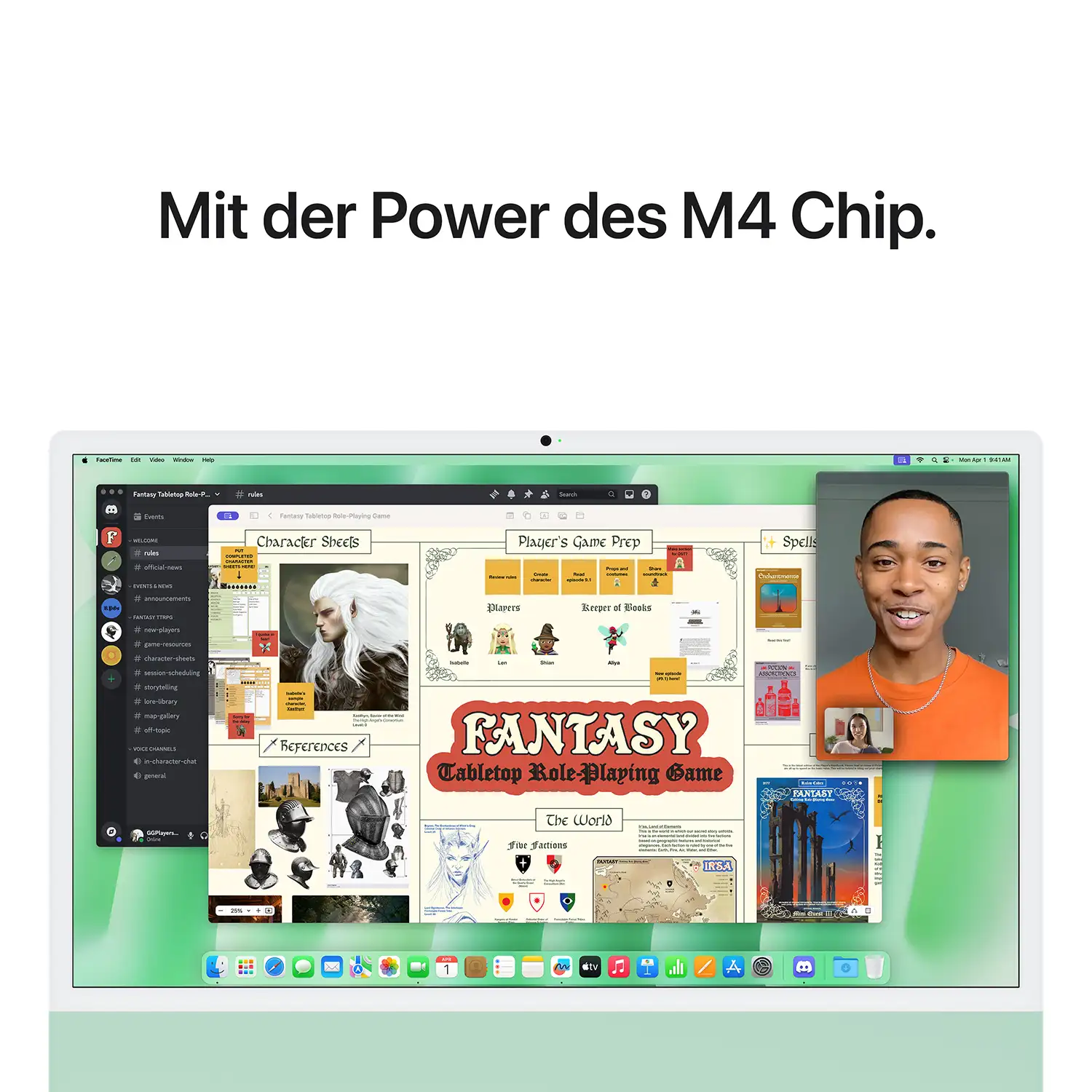 Apple iMac 24'' M4 8-Core CPU 8-Core GPU - 256 GB - 16 GB Grün - 2024