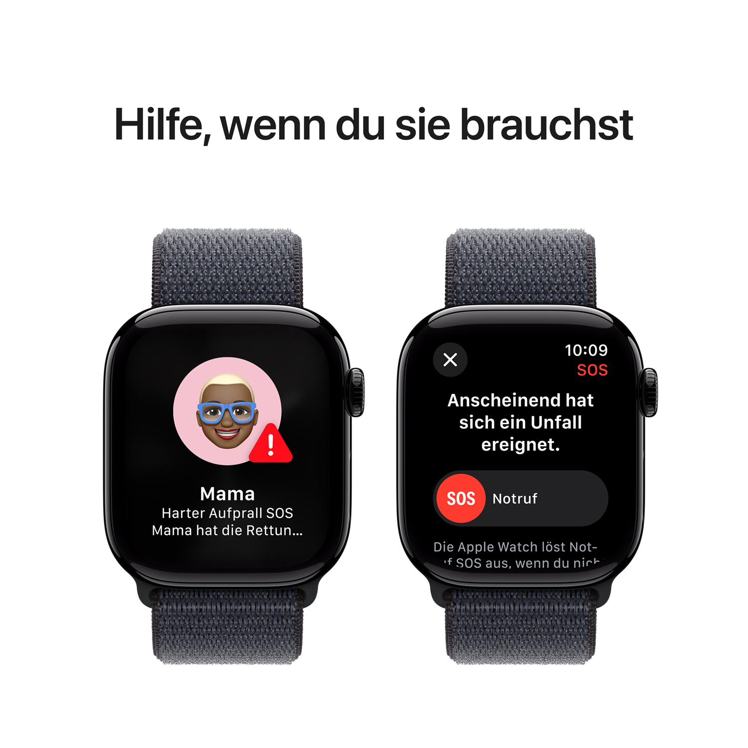 Apple Watch S10 Aluminium 42mm Diamantschwarz (Sport Loop tinte) Apple Watch S10 Aluminium 42mm Diamantschwarz (Sport Loop tinte)