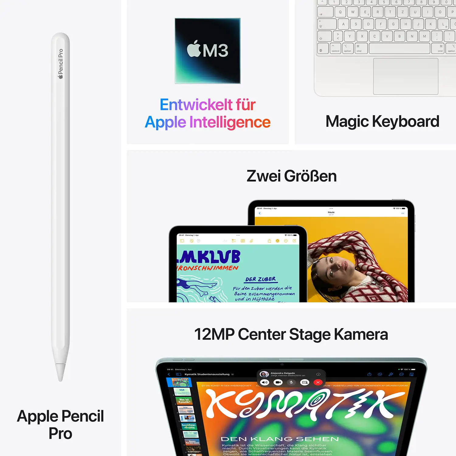Apple iPad Air 11 Wi-Fi 128 GB Blau - 2025